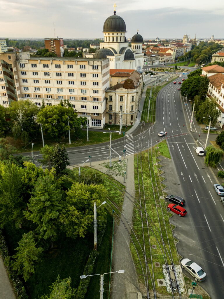Green Tram Lines With Sedum Mats